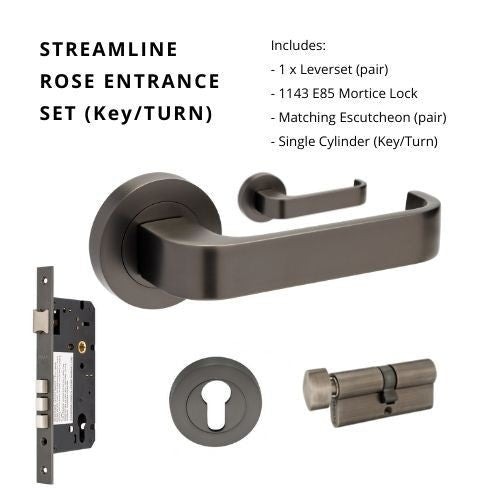 STREAMLINE - Graphite Nickel - Just Doors NSW