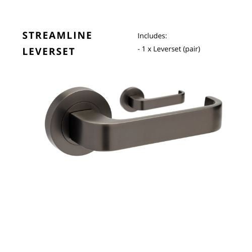 STREAMLINE - Graphite Nickel - Just Doors NSW