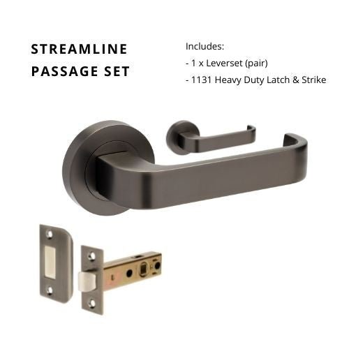 STREAMLINE - Graphite Nickel - Just Doors NSW