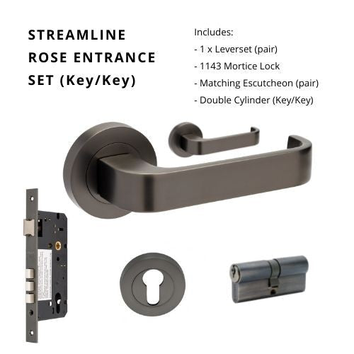 STREAMLINE - Graphite Nickel - Just Doors NSW
