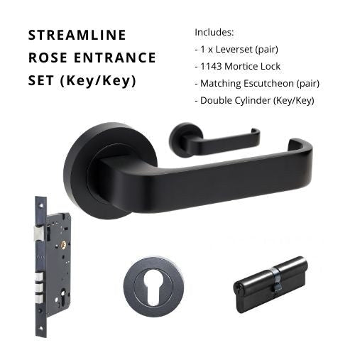 STREAMLINE - Matt Black - Just Doors NSW