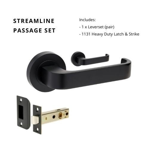 STREAMLINE - Matt Black - Just Doors NSW