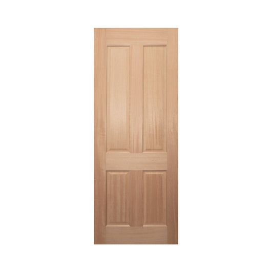 Traditional 4 panel - 2040 x 40mm entrance door - Just Doors NSW
